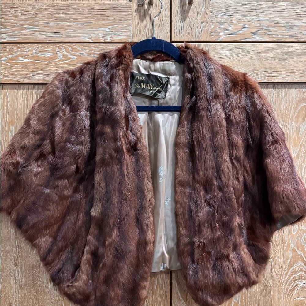 Vintage Brown Mink Fur Wrap – The May Company, Cleveland